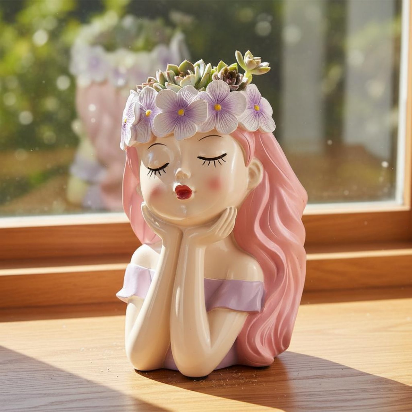 Echeveria Succulent - Fairy Plant Pot Creative Design Succulent