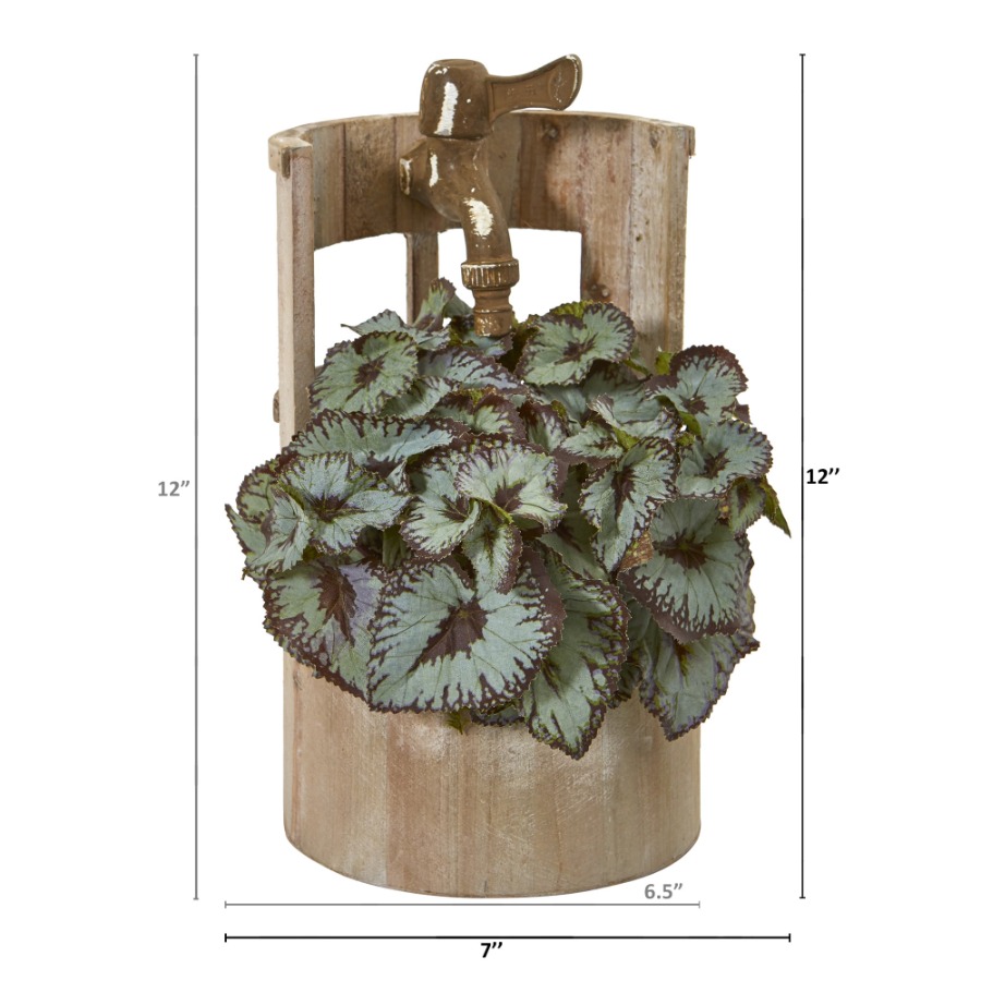 12in. Rex Begonia Artificial P - Begonia Rex recension och pris
