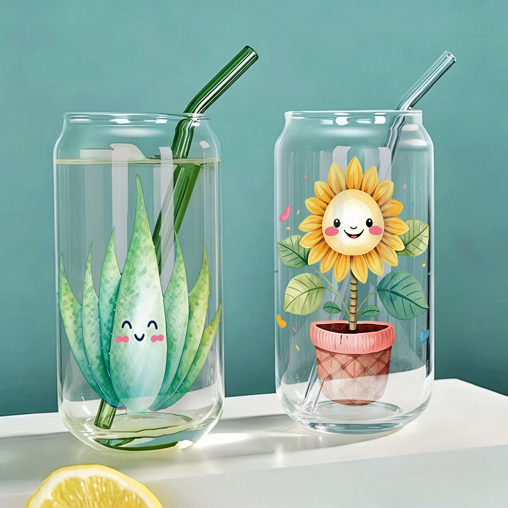 8pcs Aloe Vera Sunflower UV DT - Aloe Vera Pot recension och pris