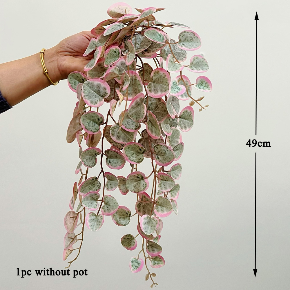 49cm Artificial Plants Vines F - Pilea Peperomioides recension och pris