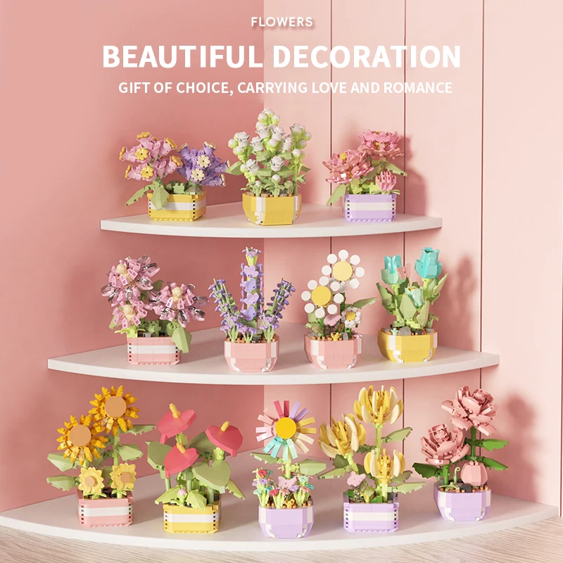 Flower Succulents Building Blo - Echeveria Succulent recension och pris