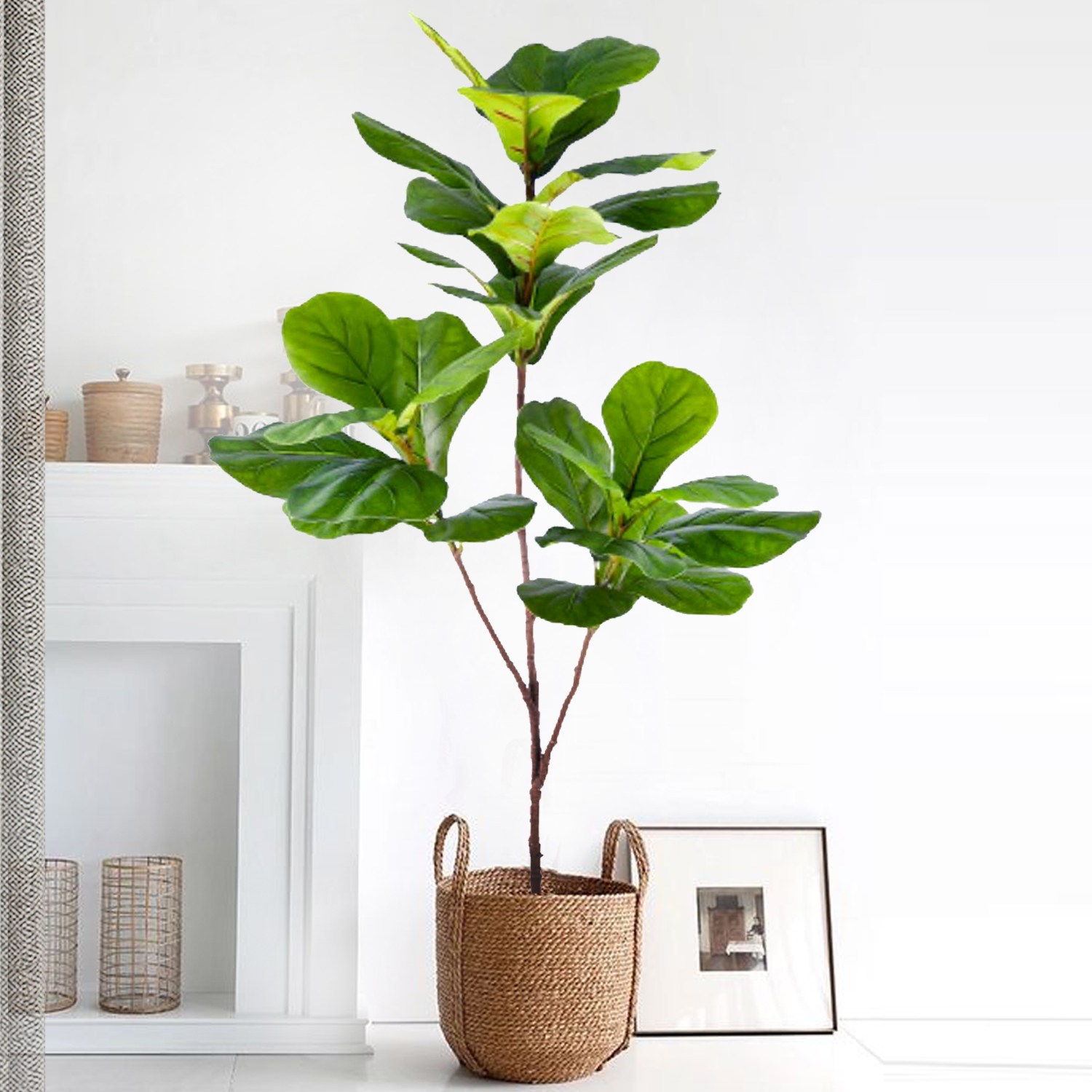 45-135cm  Artificial Fiddle Le - Ficus Lyrata Tree recension och pris