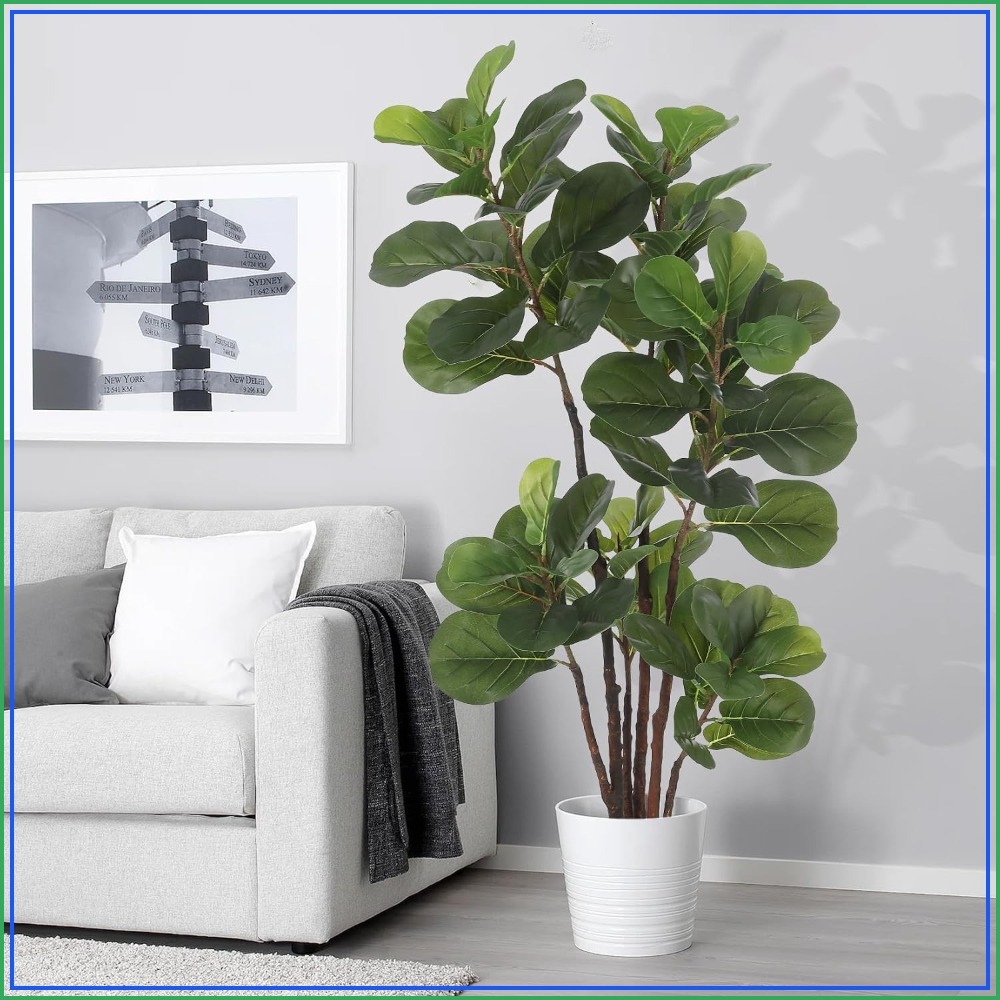 4ft Artificial Fiddle Leaf Fig - Ficus Lyrata Tree recension och pris