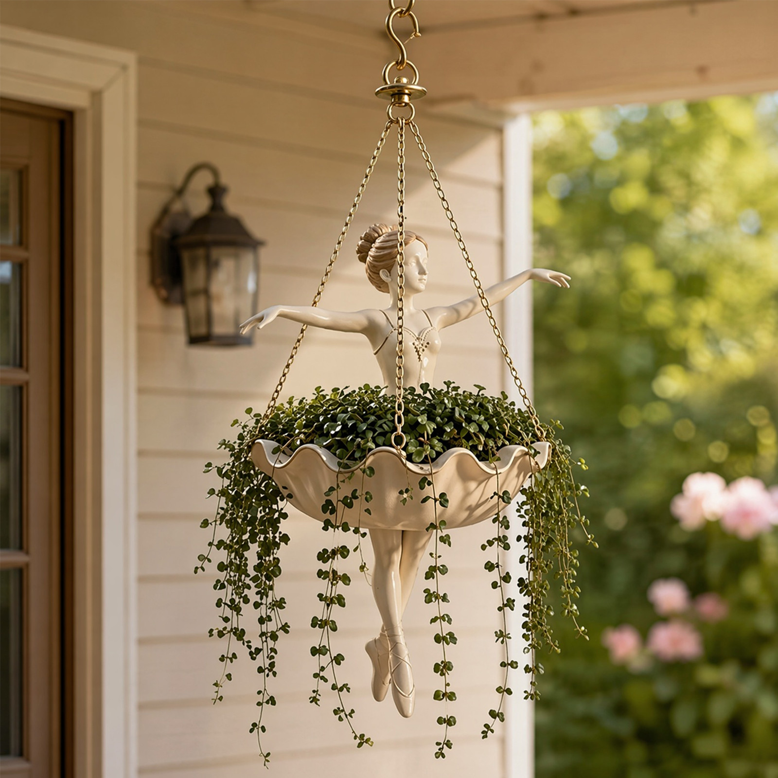 Ballet Dancer Resin Flower Hol - Spider Plant Hanging recension och pris