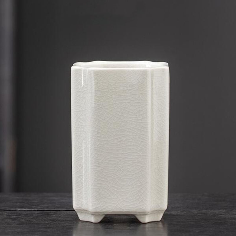 Porcelain Square Celadon Glaze - Pilea Peperomioides recension och pris