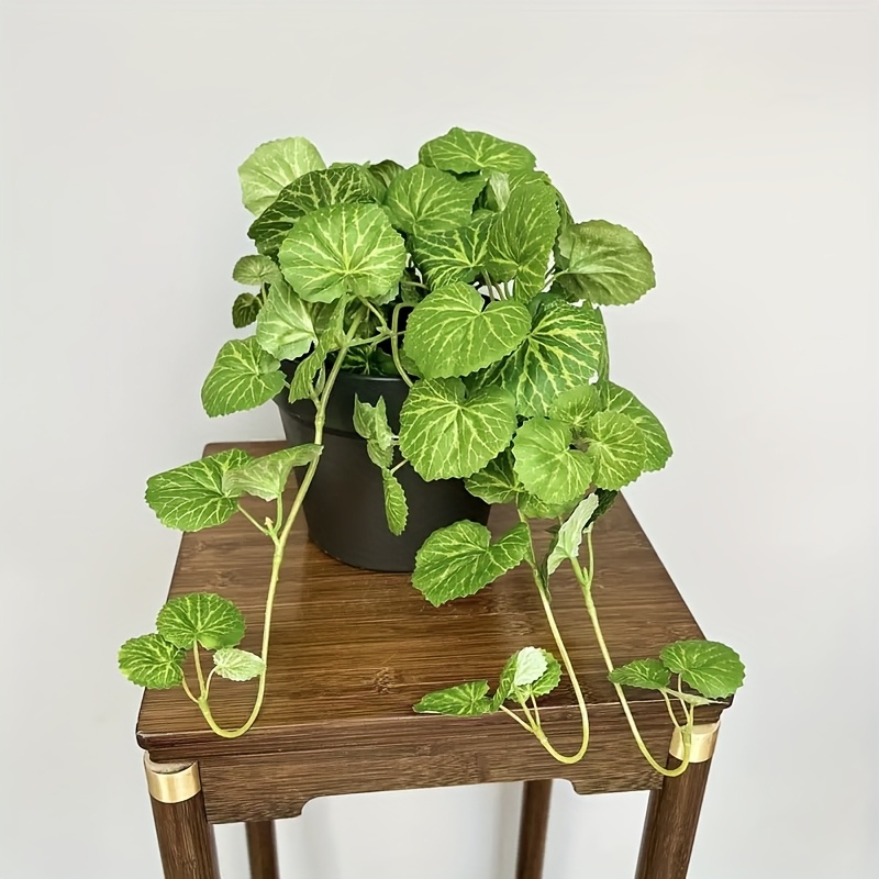 An artificial hanging vine pla - Pilea Peperomioides recension och pris