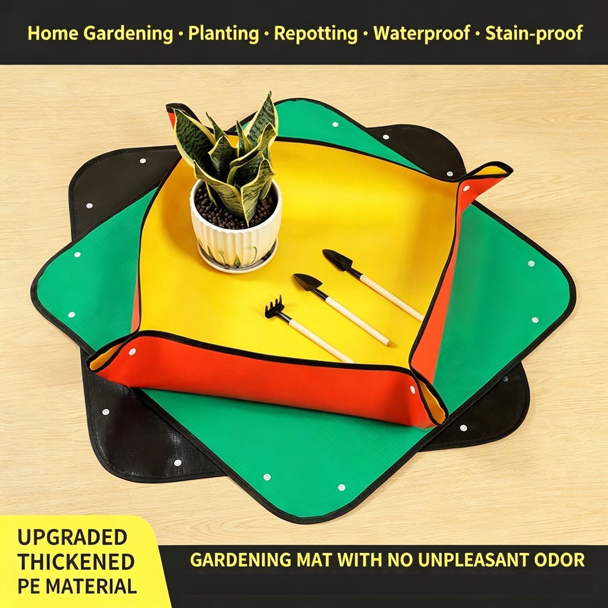 Plant Repotting Mat, Waterproo - Echeveria Succulent recension och pris