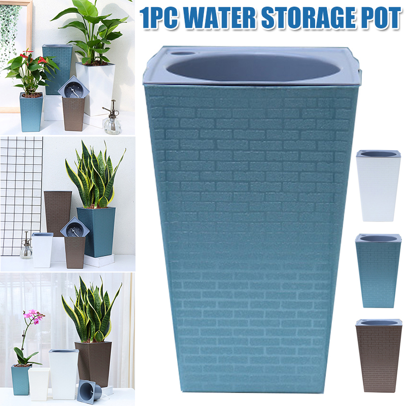 Brick Pattern Flowerpot Imitat - Pilea Peperomioides recension och pris