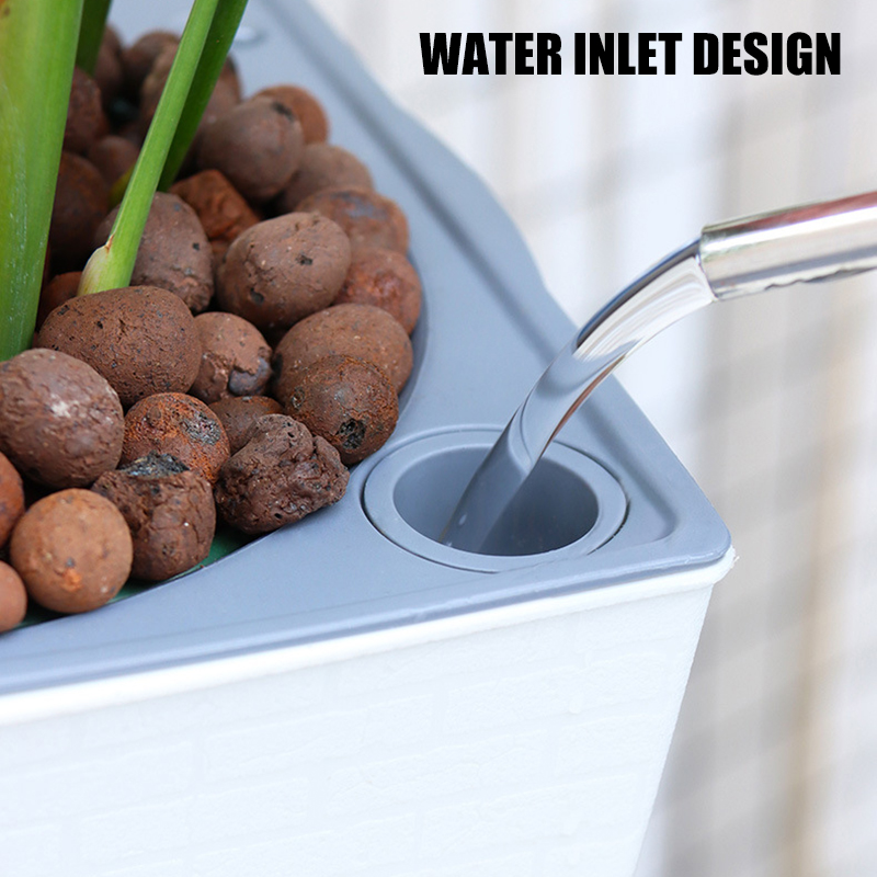 Brick Pattern Flowerpot Imitat - Pilea Peperomioides recension och pris