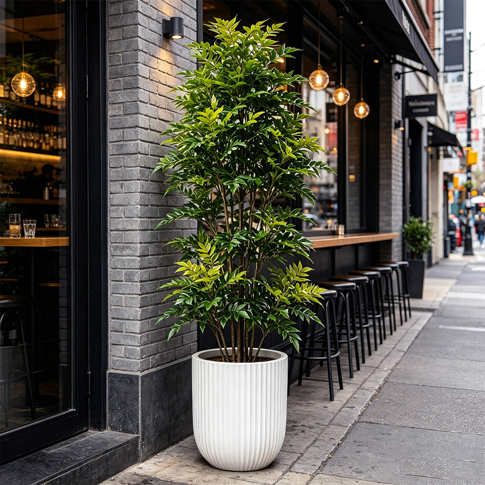73-135cm Large Fake Nandina Pl - Ficus Lyrata Tree recension och pris