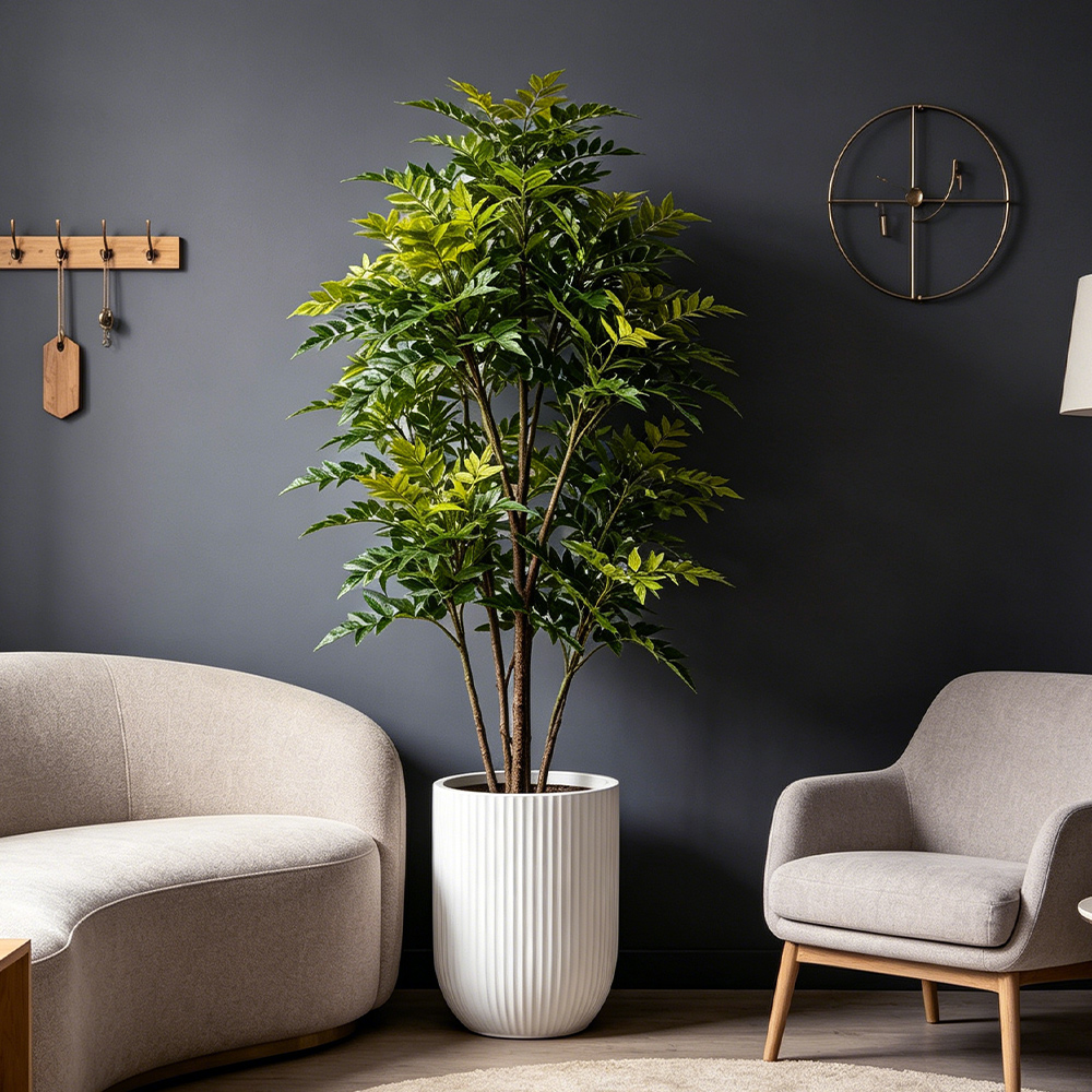 73-135cm Large Fake Nandina Pl - Ficus Lyrata Tree recension och pris