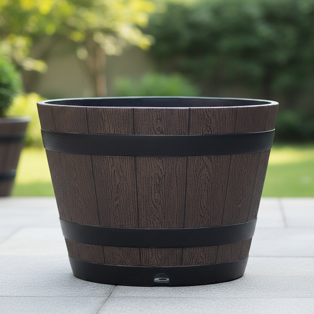 Large Floor Flowerpot Resin Wo - Aloe Vera Pot recension och pris