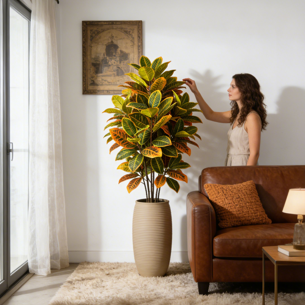 58-115cm Artificial Ficus Tree - Ficus Lyrata Tree recension och pris