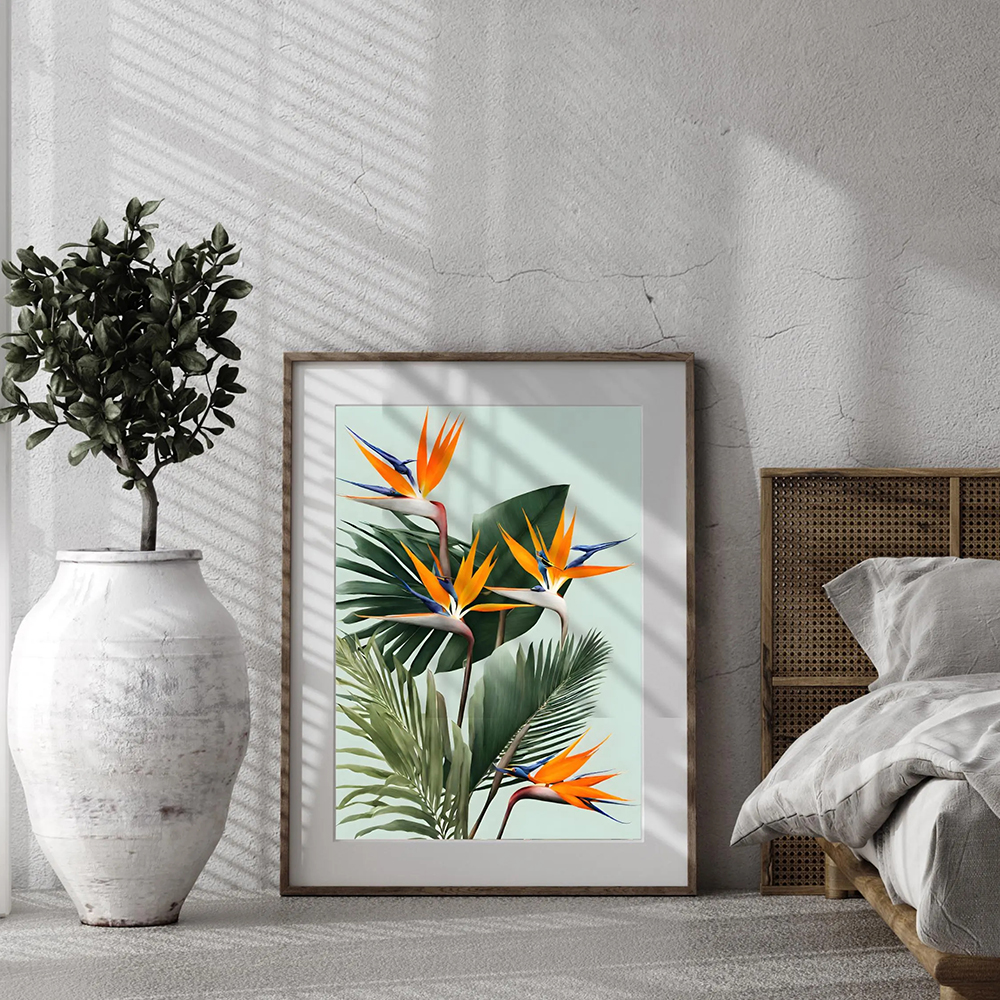 Bird of Paradise Wall arts, St - Bird Paradise Strelitzia recension och pris