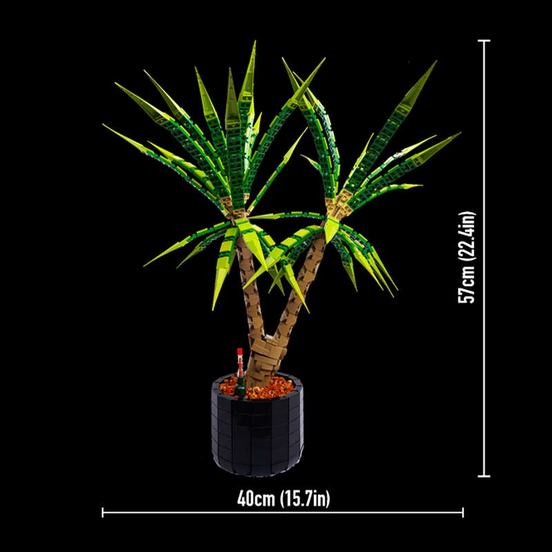 1961pcs MOC Dracaena Marginata - Dracaena Marginata recension och pris