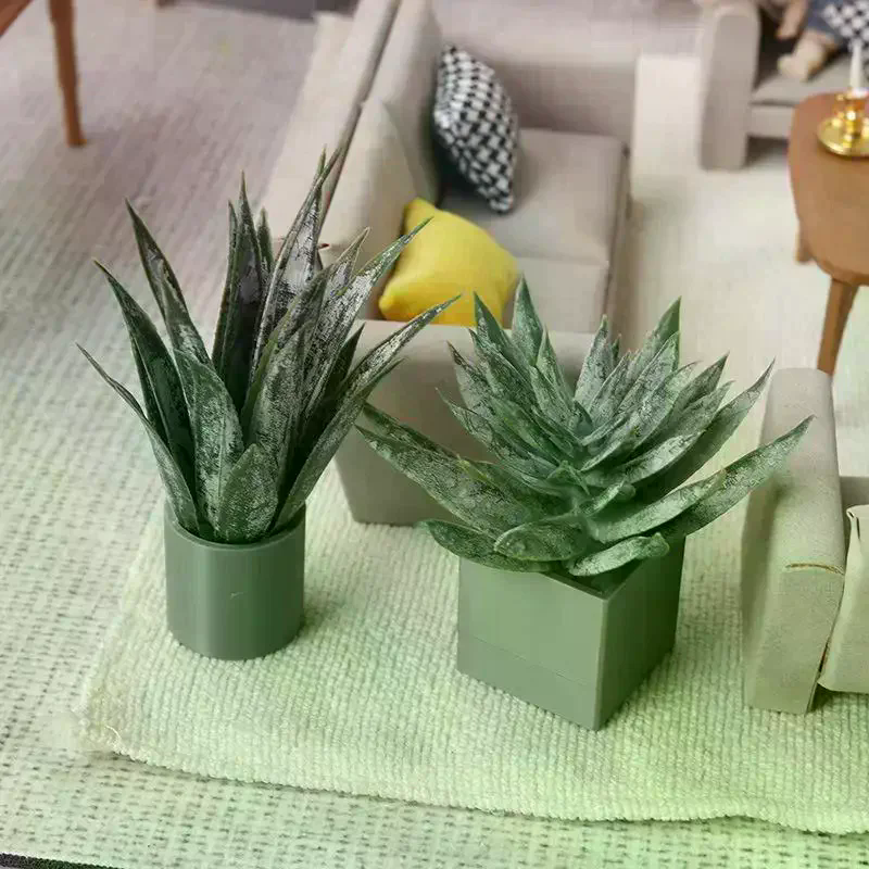 Dollhouse Decor Mini Aloe Vera - Aloe Vera Pot recension och pris
