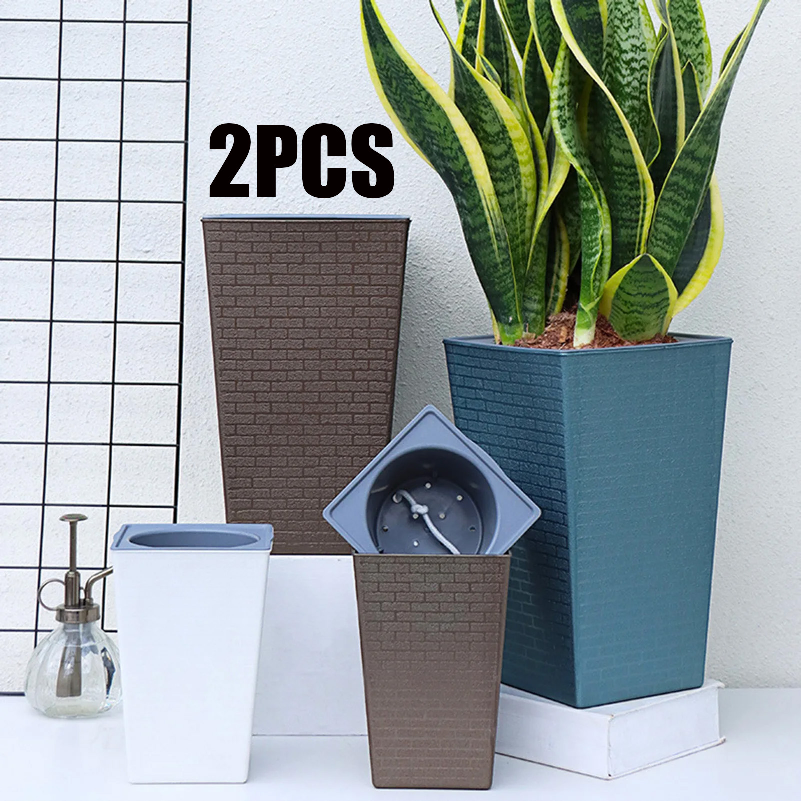 Self Watering Planter Handmade - Aloe Vera Pot recension och pris