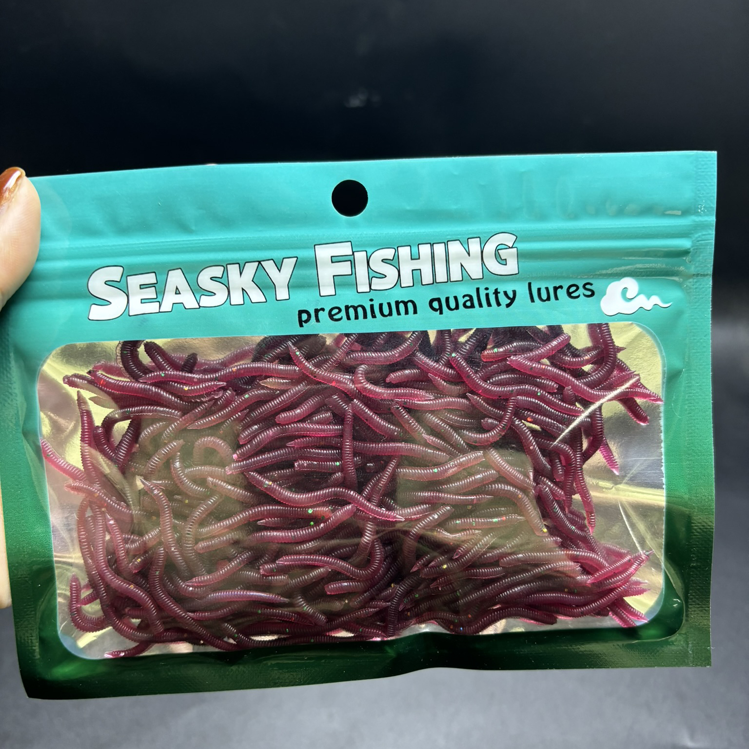 100-200pcs Soft Lure Bass Brea - Aglaonema Red recension och pris