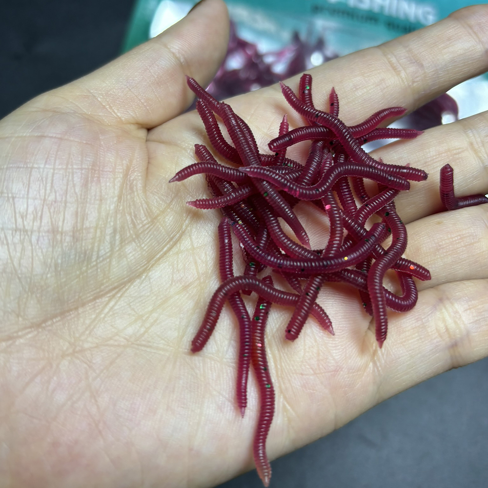 100-200pcs Soft Lure Bass Brea - Aglaonema Red recension och pris