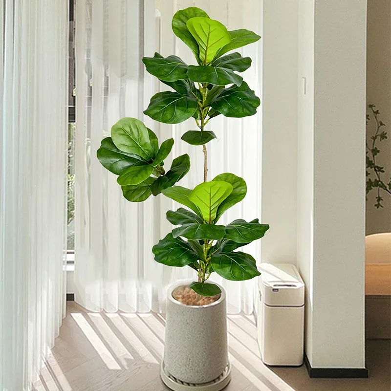 2-4.9FT Large Artificial Ficus - Ficus Lyrata Tree recension och pris