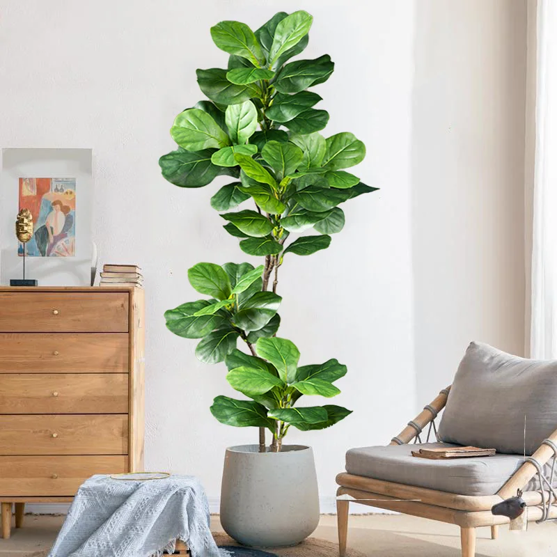 2-4.9FT Large Artificial Ficus - Ficus Lyrata Tree recension och pris