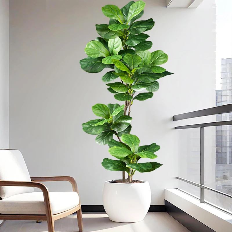 2-4.9FT Large Artificial Ficus - Ficus Lyrata Tree recension och pris