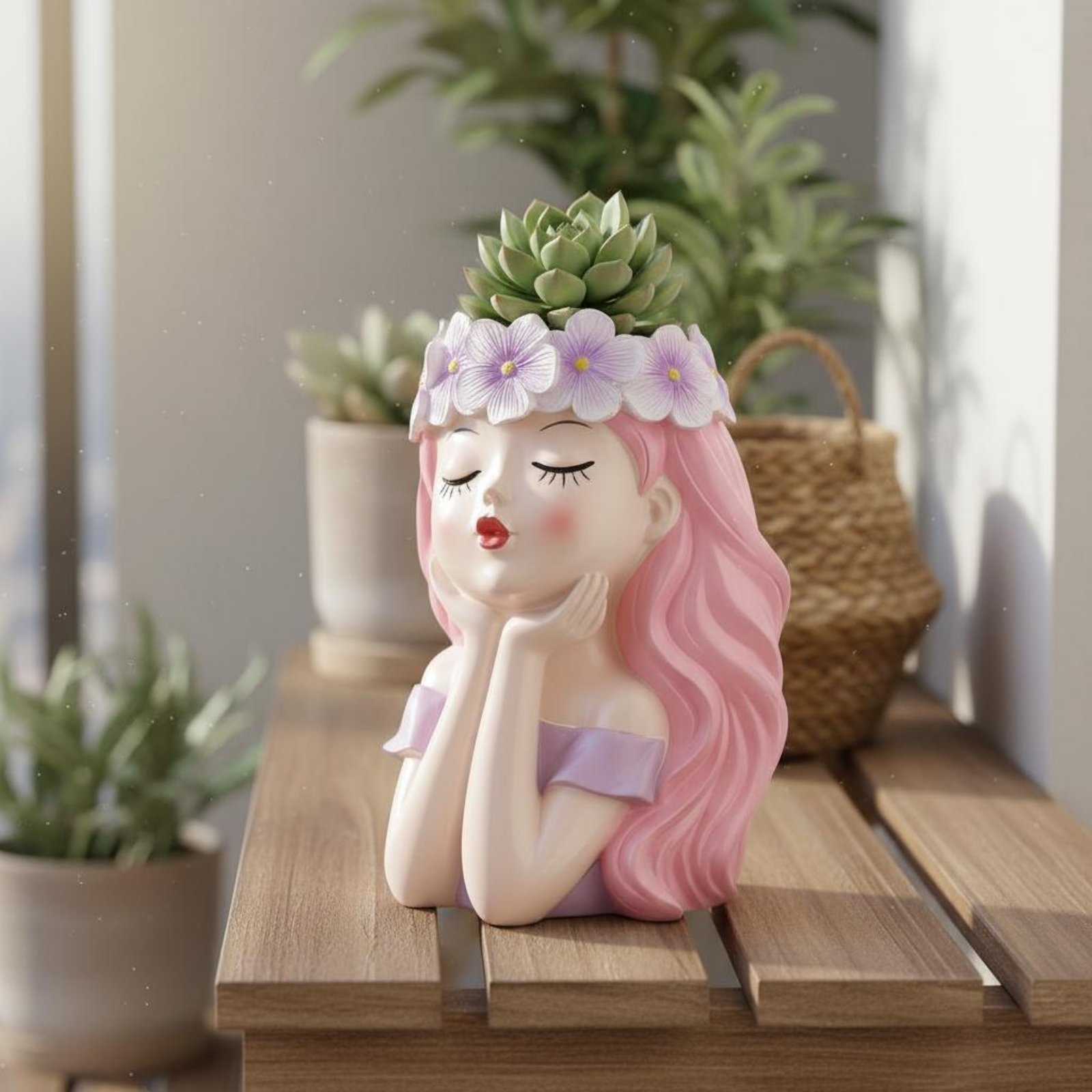 Fairy Plant Pot Creative Desig - Echeveria Succulent recension och pris