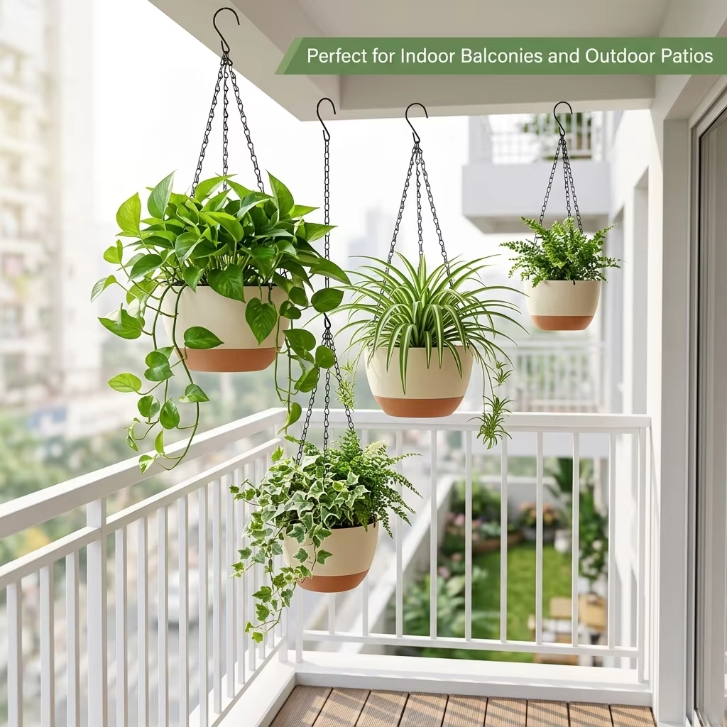 Modern Everyday Dual-Color Han - Spider Plant Hanging recension och pris