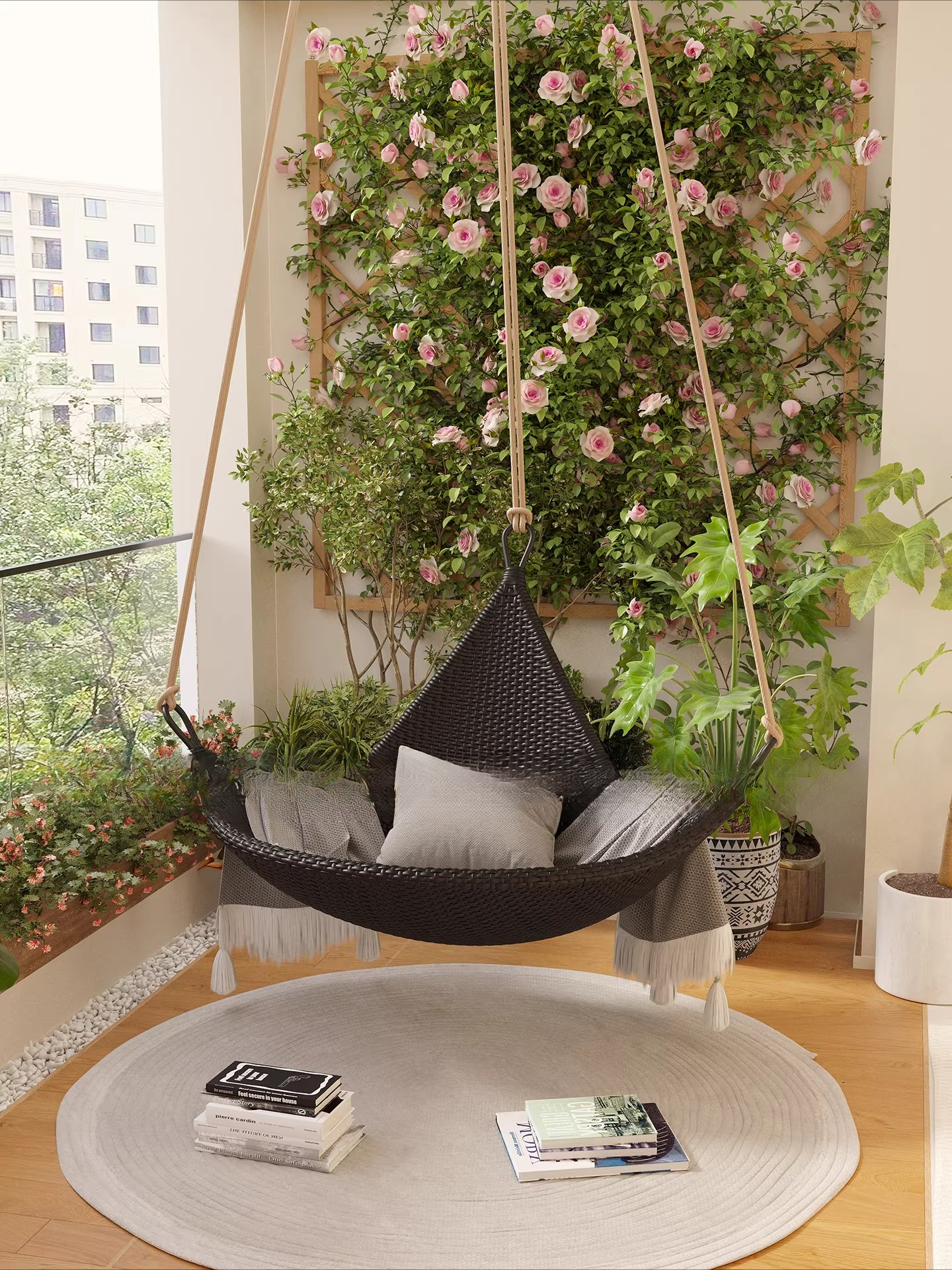 hanging chair cradle hanging b - Spider Plant Hanging recension och pris