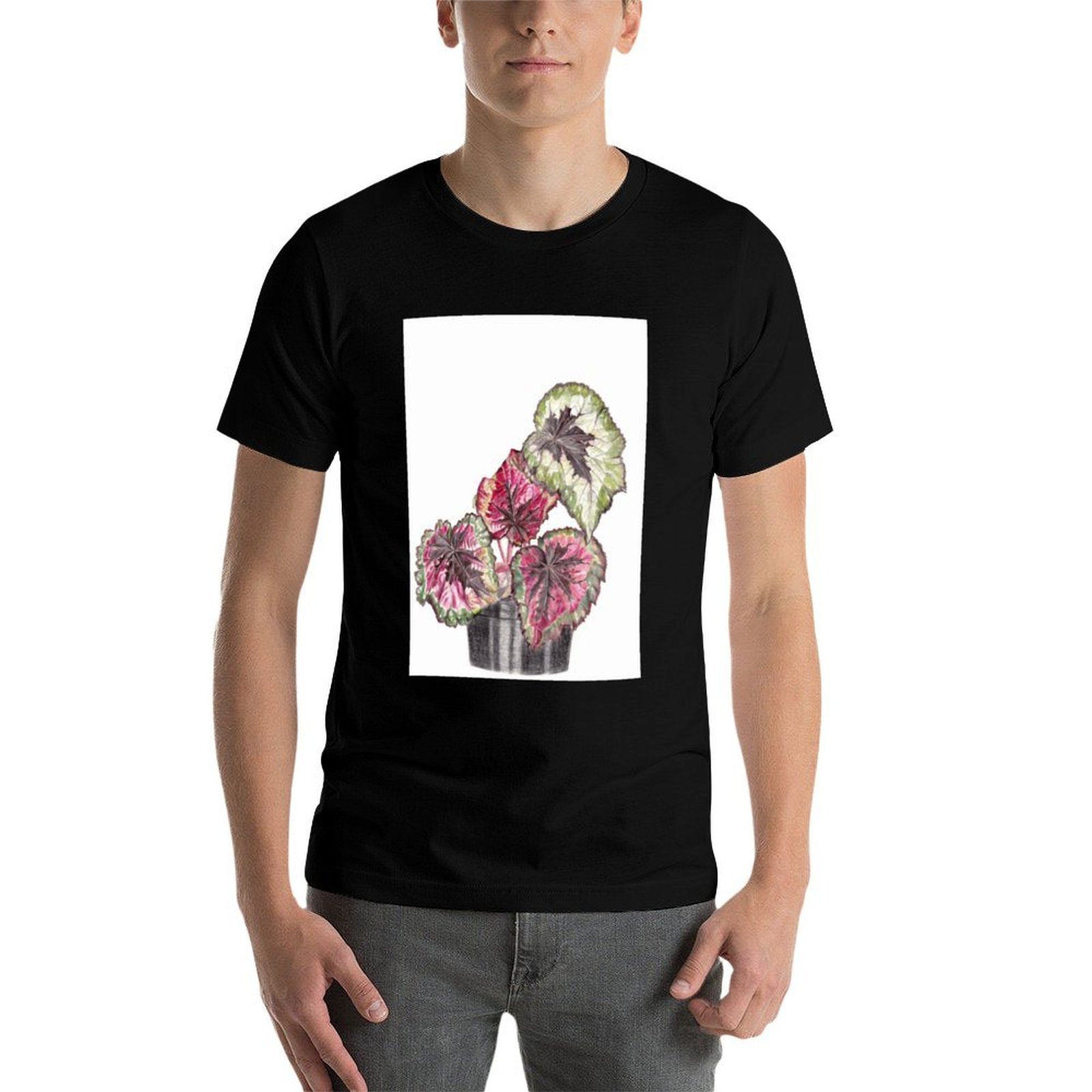 Begonia Rex T-Shirt Simple Gra - Begonia Rex recension och pris